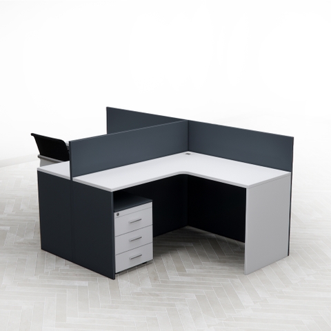 Bàn Cụm 2 Nhân Viên Cao Cấp Fergus FGBCNV09