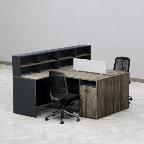 Bàn Cụm 2 Nhân Viên Cao Cấp Fergus FGBCNV014