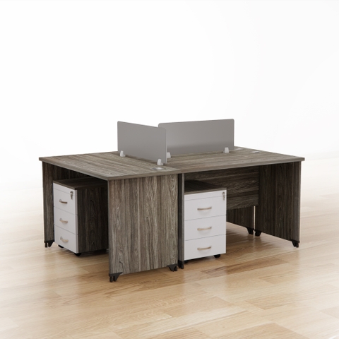 Bàn Cụm 3 Nhân Viên Cao Cấp Fergus FGBCNV018