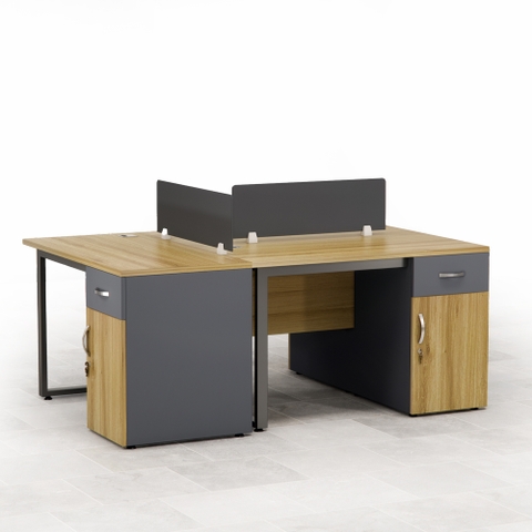 Bàn Cụm 3 Nhân Viên Cao Cấp Fergus FGBCNV024