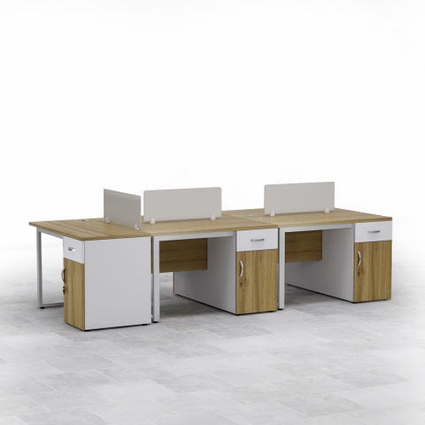Bàn Cụm 5 Nhân Viên Cao Cấp Fergus FGBCNV025