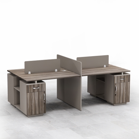 Bàn Cụm 4 Nhân Viên Cao Cấp Fergus FGBCNV028