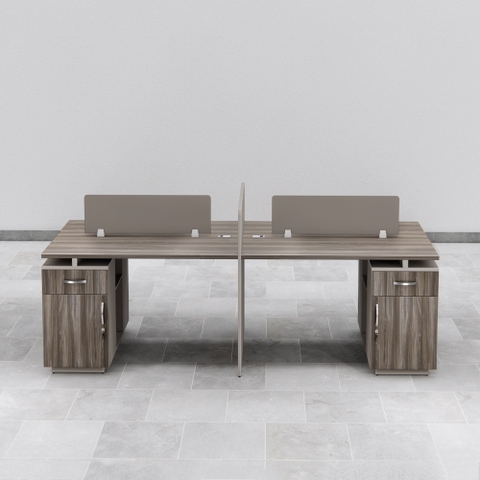 Bàn Cụm 4 Nhân Viên Cao Cấp Fergus FGBCNV028