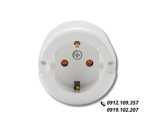 Ổ Cắm Điện Đế Nổi 1 Chấu Hàn Quốc Dosel DC1210