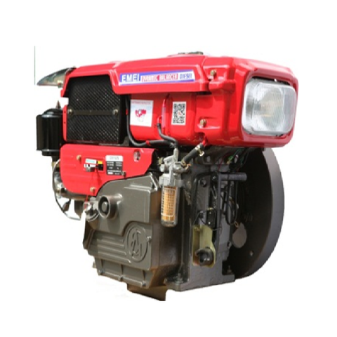 Máy Nổ Dầu D10 Tứ Xuyên EM190N (D10 Gió Đèn Mẫu Cũ, Két Nước Đồng)