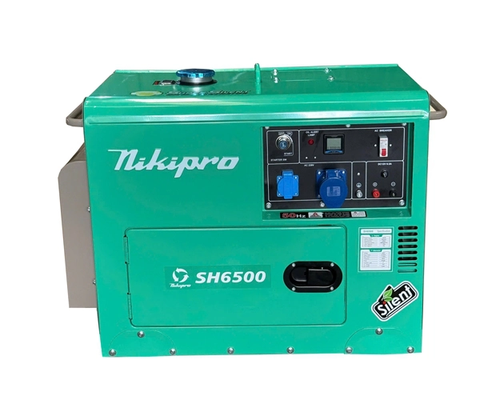 Máy Phát Điện Chạy Dầu Cách Âm 6KW NikiPro SH-6500