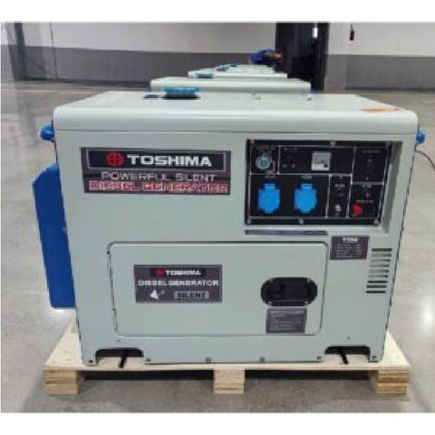 Máy Phát Điện Chạy Dầu Toshima 3.5kw T39E