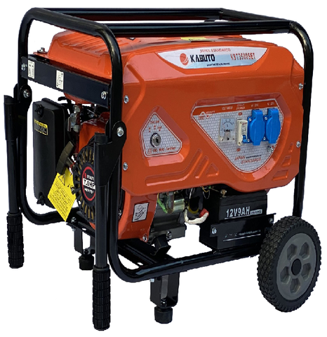 Máy Phát Điện Chạy Xăng 3.0kW Kabuto KBT3900SET (Đề Điện, Tay Cầm, Bánh Xe)