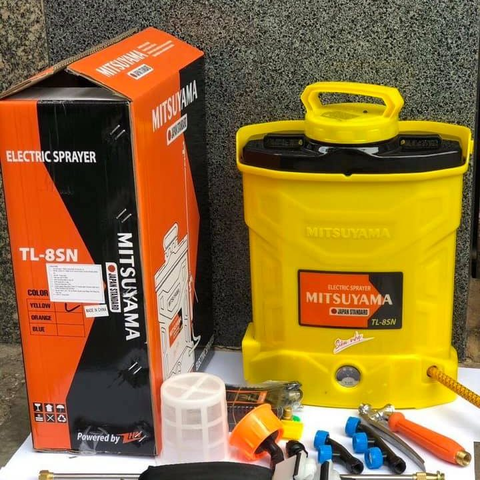 Bình Phun Xịt Chạy Điện 8L Mitsuyama TL-8SN Pin Lithium
