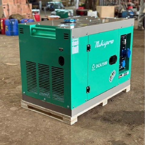 Máy Phát Điện Chạy Dầu Cách Âm 7KW NikiPro DCA7500