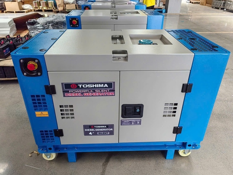 Máy Phát Điện Chạy Dầu Toshima 11KW T15000ETK Đề Nổ