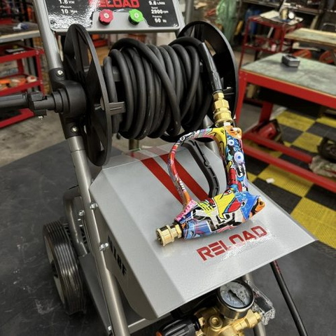 Máy Rửa Xe Mini Gia Đình 1.6Kw Reload M18F (Rulo Cuộn)