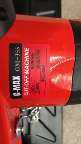 Máy Cắt Sắt 2680W Gmax GM-355