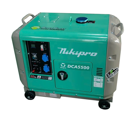 Máy Phát Điện Chạy Dầu Cách Âm 5KW NikiPro DCA5500