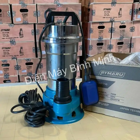 Máy Bơm Chìm Rymaru 750W RY-QS750 (có phao)