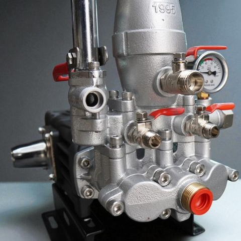 Đầu Xịt Áp Lực 5HP Shinko SK725FA (Piston Sứ 25mm)