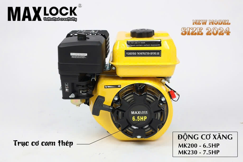 Động Cơ Xăng 6.5HP Maxlock MK200