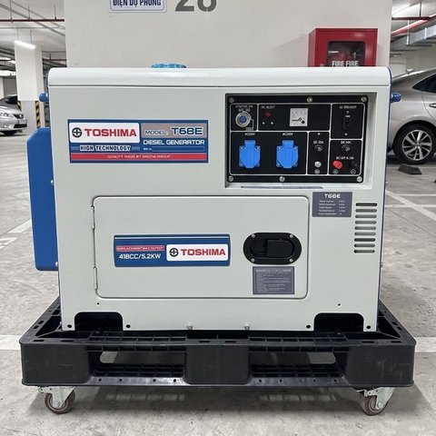 Máy Phát Điện Chạy Dầu Toshima 5KW T68E