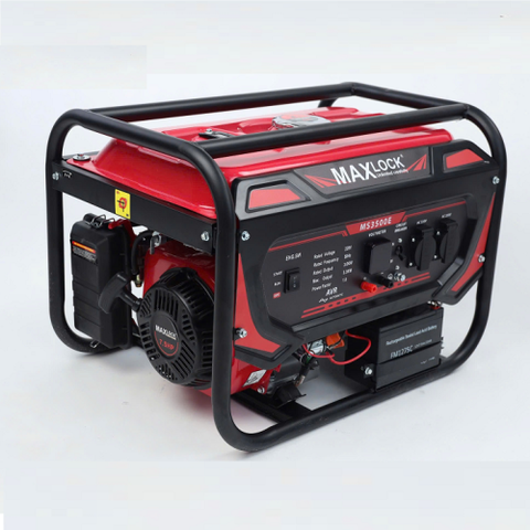 Máy Phát Điện 3Kw Chạy Xăng Maxlock MS3500 (giật tay)