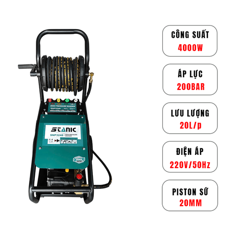 Máy Xịt Rửa Cao Áp 4000W Stanic SNP3248