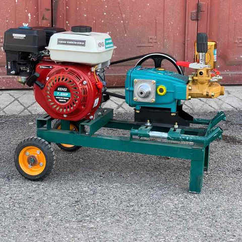 Máy Rửa Xe Dây Đai Xăng Động Cơ Kensi 7.5HP