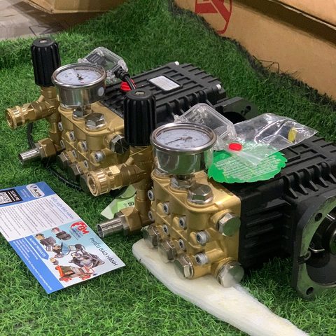 Đầu Bơm Rửa Xe Cao Áp Alavor Cho Motor 3.5Kw