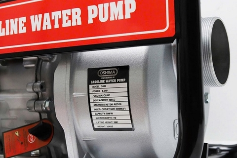 Máy Bơm Nước Chạy Xăng 6.5Hp Oshima New OS30