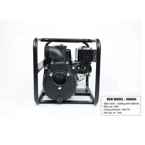 Máy Bơm Nước Cứu Hỏa Chạy Xăng 7.5HP Huspanda HBN 80I
