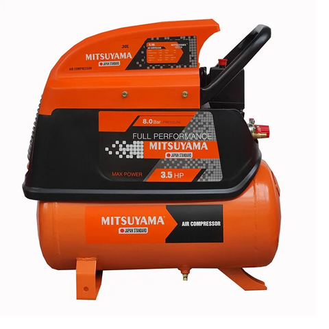 Máy Nén Khí Có Dầu 2 Tụ 3.5HP Mitsuyama TL-30L2T