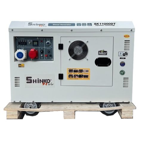 Máy Phát Điện Chạy Dầu 11Kva Shinko SK11000DT 1 Pha-3 Pha