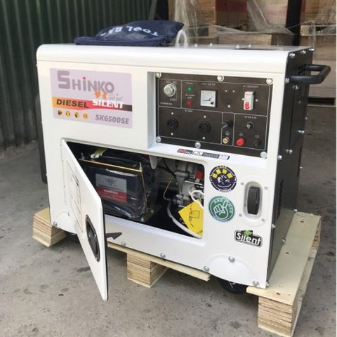 Máy Phát Điện Chạy Dầu 5Kw Shinko SK6500SE