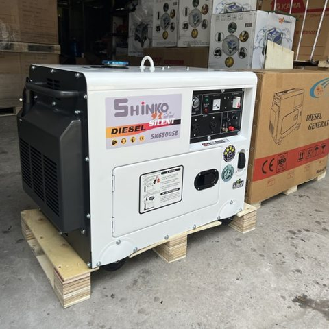 Máy Phát Điện Chạy Dầu 5Kw Shinko SK6500SE