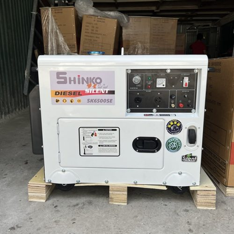 Máy Phát Điện Chạy Dầu 5Kw Shinko SK6500SE