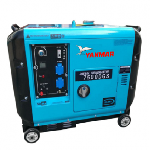 Máy Phát Điện Chạy Dầu 5Kw Yanmar YM7500DGS