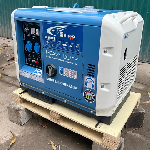 Máy Phát Điện Chạy Dầu 6Kw Shinko SK6700SN