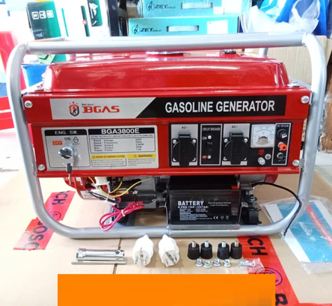 Máy Phát Điện Chạy Xăng 3Kw BGAS BGA3800E