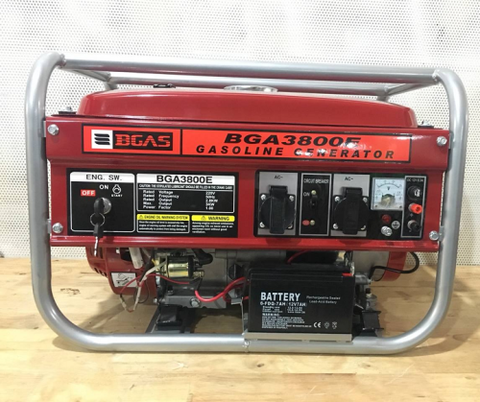Máy Phát Điện Chạy Xăng 3Kw BGAS BGA3800E