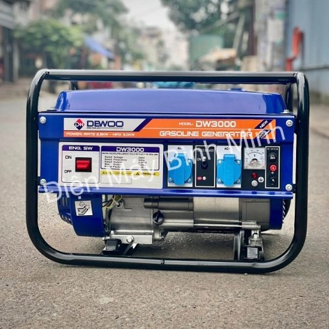 Máy Phát Điện Chạy Xăng 3Kw Dewoo DW3000
