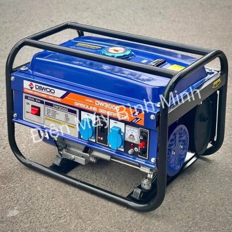 Máy Phát Điện Chạy Xăng 3Kw Dewoo DW3000