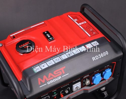 Máy Phát Điện Chạy Xăng 3Kw Mast RD3600