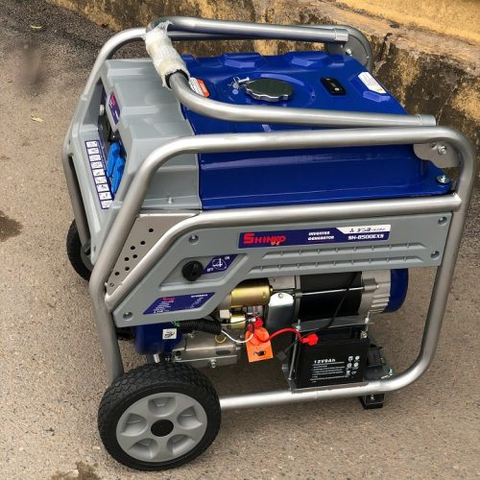 Máy Phát Điện Chạy Xăng 5Kw Shinko SH8500EXS (có đề)