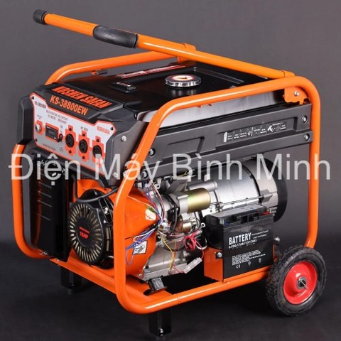 Máy Phát Điện Chạy Xăng 6Kw Koshen Safan KS-38800EW Có Đề