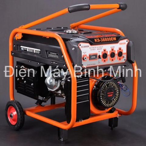 Máy Phát Điện Chạy Xăng 6Kw Koshen Safan KS-38800EW Có Đề