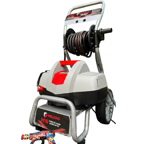 Máy Rửa Xe Mini Gia Đình Rulo Cuộn 1600W Reload M16