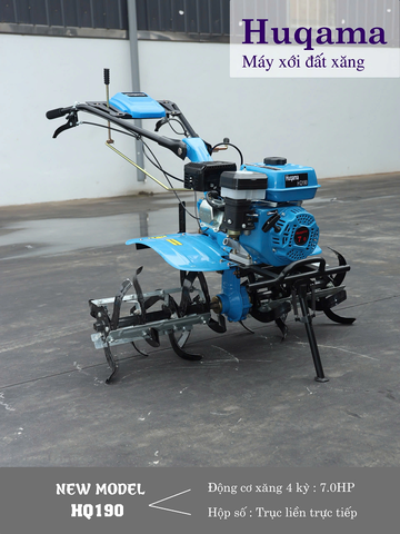 Máy Xới Đất Chạy Xăng 7HP Huqama HQ190