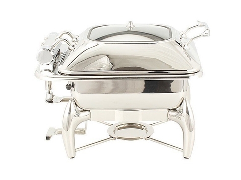 NỒI BUFFET VUÔNG CHÂN INOX 12058