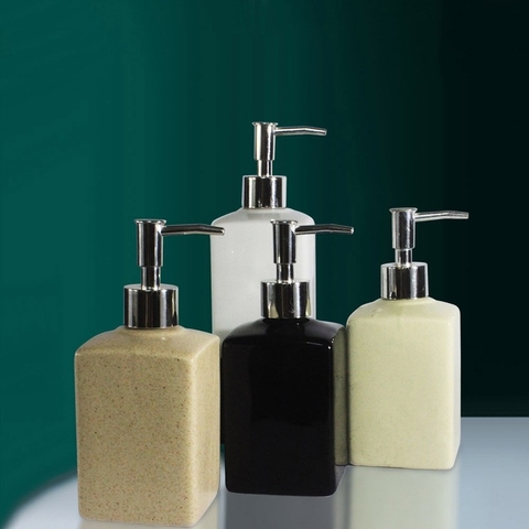 BÌNH SỨ ĐỰNG DẦU GỘI SỮA TẮM CÓ VÒI