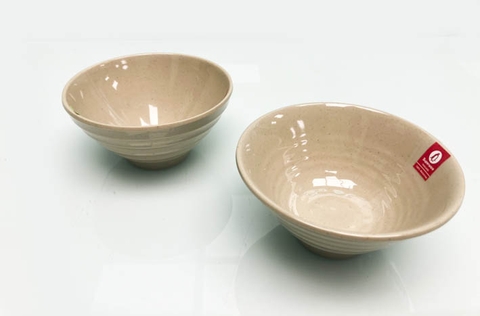 CHÉN CƠM CÓ VÂN NÂU ĐÁ