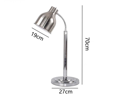 ĐÈN HÂM NÓNG THỨC ĂN MẠ BẠC 1 BÓNG A1