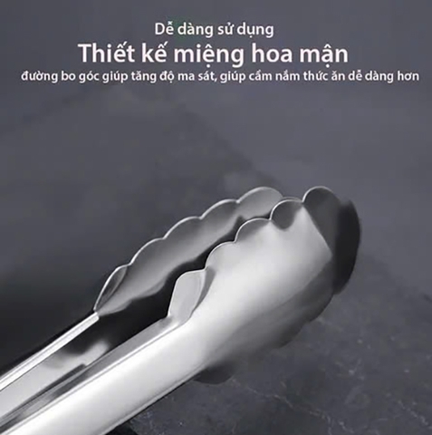 KẸP GẮP THỨC ĂN THIẾT KẾ MIỆNG HOA MẬN